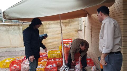 کرمانشاه.  بسته‌های رمضان