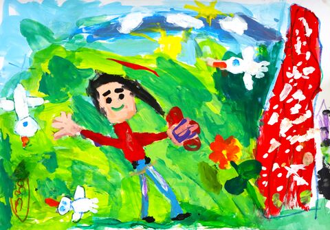 نیلسا بهادری 8ساله مرکز30 مربی پدیده فراهان نژاد از استان تهران