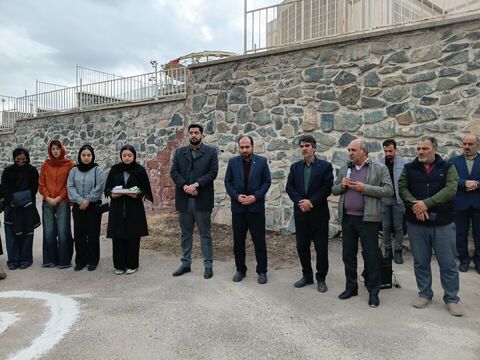 آیین کلنگ‌زنی نگارخانه تخصصی کودک و نوجوان در مشهد