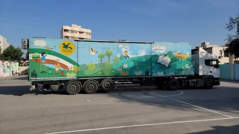 گزارش تصویری/ تماشاخانه سیار کانون پرورش فکری پس از 28 اجرا در استان هرمزگان به کار خود پایان داد