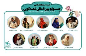 قصه‌گویان برتر کانون استان تهران در جشنواره بین‌المللی قصه‌گویی