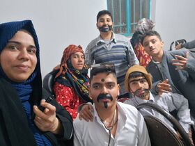 کانون بیارجمند با اجرای نمایش و بازی، محفل انس با قرآن مسجد الزهرا (س) را پربارتر کرد