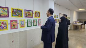 نمایشگاه نقاشی «ایران من»، میزبان مسئولان فرهنگی استان البرز