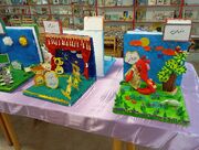 کتاب‌ها زنده می‌شوند؛ نمایشگاه آثار اعضای کانون آذرشهر در دهه فجر برگزار شد