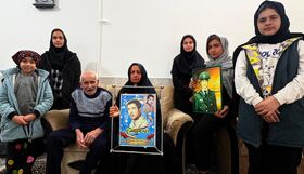 دیدار اعضاء و مربیان کانون فارس با خانواده‌های معظم شهدا