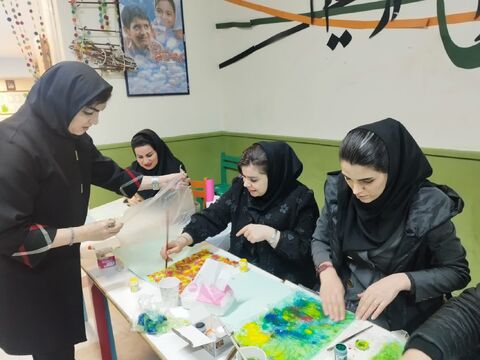 کرمانشاه.  کارگاه پیش‌دبستانی