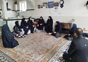 مربیان کانون نمین با خانواده‌های شهدای دفاع مقدس دیدار کردند