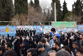 جلوه‌های فرهنگی کانون پرورش فکری لرستان در راهپیمایی ۲۲ بهمن