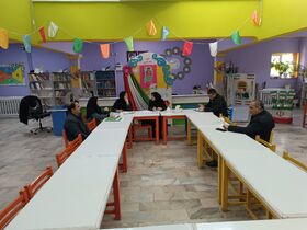 بازدید معاون اداری و مالی و کارشناسان فرهنگی و ارزیابی عملکرد از مرکز چالدران