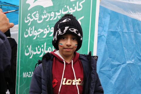 راهپیمایی باشکوه 22 بهمن در ساری