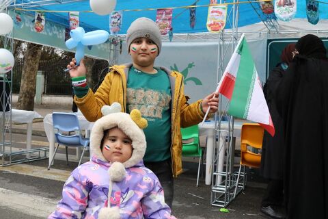 راهپیمایی باشکوه 22 بهمن در ساری