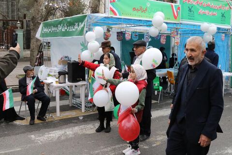 راهپیمایی باشکوه 22 بهمن در ساری