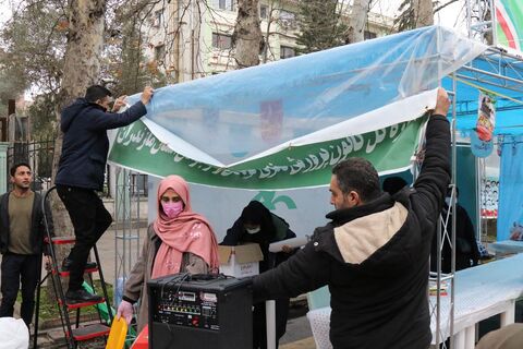 راهپیمایی باشکوه 22 بهمن در ساری