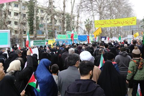 راهپیمایی باشکوه 22 بهمن در ساری