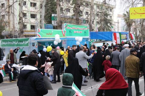 راهپیمایی باشکوه 22 بهمن در ساری