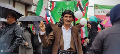 قاب‌های ماندگار از نقش‌آفرینی کانون در راهپیمایی ۲۲ بهمن سنندج