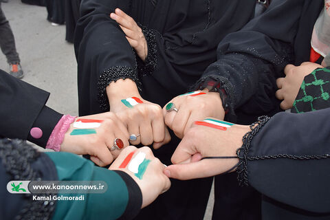 کانون پرورش فکری لرستان در راهپیمایی ۲۲ بهمن