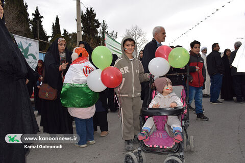 کانون پرورش فکری لرستان در راهپیمایی ۲۲ بهمن