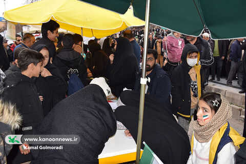 کانون پرورش فکری لرستان در راهپیمایی ۲۲ بهمن