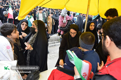 کانون پرورش فکری لرستان در راهپیمایی ۲۲ بهمن