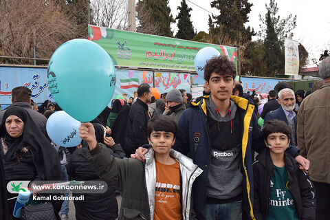 کانون پرورش فکری لرستان در راهپیمایی ۲۲ بهمن