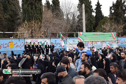 کانون پرورش فکری لرستان در راهپیمایی ۲۲ بهمن