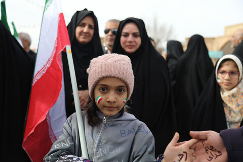 غرفه کانون یزد در راهپیمایی22بهمن1404