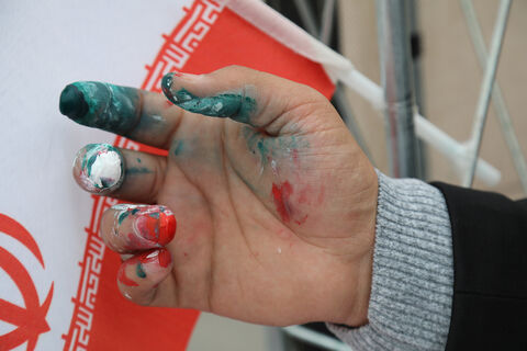 غرفه کانون یزد در راهپیمایی22بهمن1404