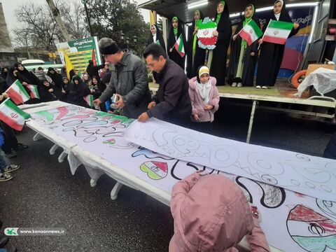 نمایش قدرت کودکان و نوجوانان گلستانی در ۲۲ بهمن