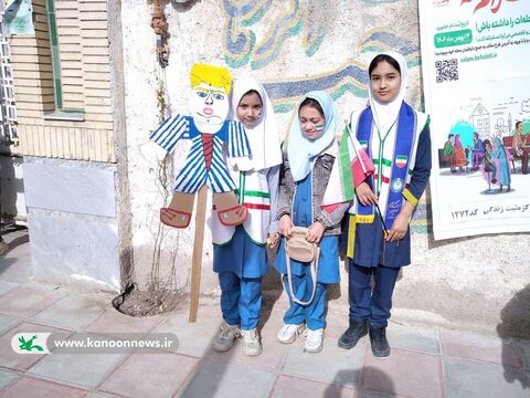 نمایش قدرت کودکان و نوجوانان گلستانی در ۲۲ بهمن