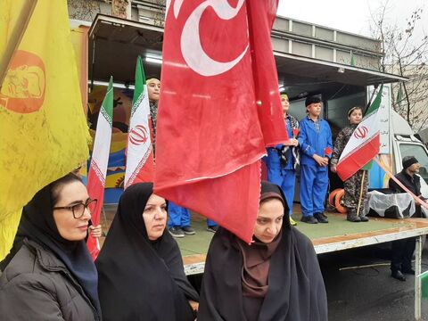 نمایش قدرت کودکان و نوجوانان گلستانی در ۲۲ بهمن