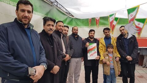 کرمانشاه.  حضور کارکنان در غرفه