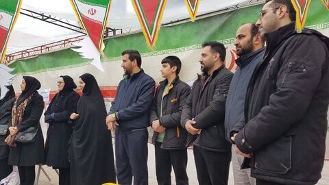 کرمانشاه.  حضور کارکنان در غرفه