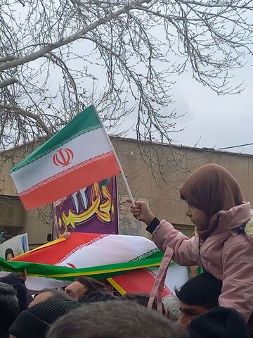 کرمانشاه.  برنامه‌های کانون در مسیر راهپیمایی