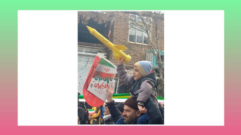 کرمانشاه.  برنامه‌های کانون در مسیر راهپیمایی