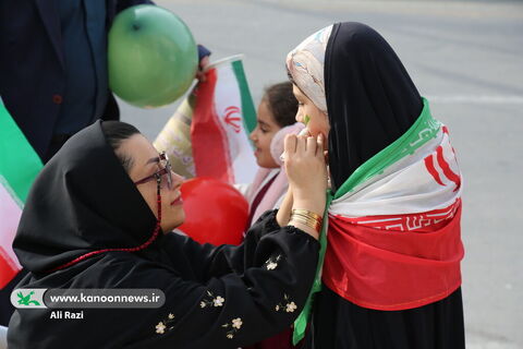 غرفه فرهنگی کانون استان بوشهر در راهپیمایی یوم الله ۲۲بهمن