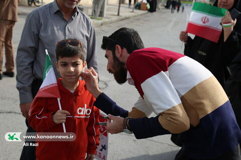 غرفه فرهنگی کانون استان بوشهر در راهپیمایی یوم الله ۲۲بهمن