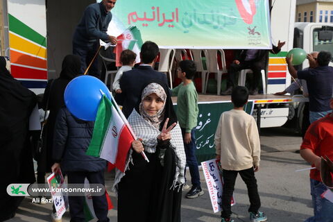 غرفه فرهنگی کانون استان بوشهر در راهپیمایی یوم الله ۲۲بهمن
