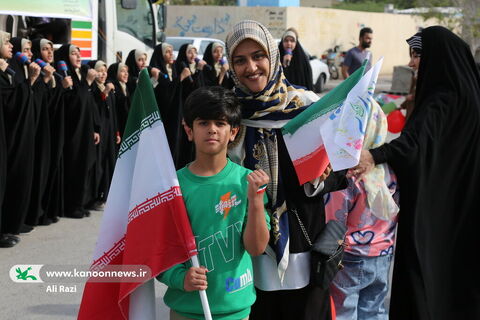 غرفه فرهنگی کانون استان بوشهر در راهپیمایی یوم الله ۲۲بهمن