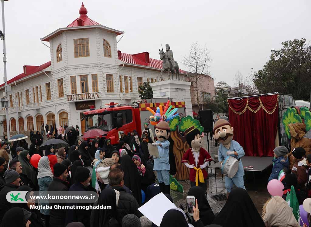 کانونی‌ها با شور و شعور انقلابی، در جشن انقلاب گیلان ‌درخشیدند