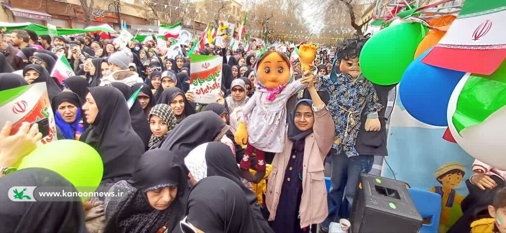 از سرود ای ایران تا سربند امید/روایت شور کانون همدان در راهپیمایی ۲۲ بهمن