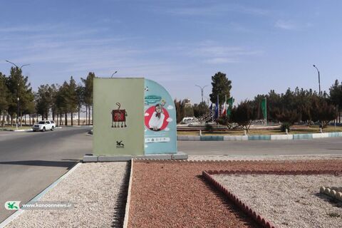 فضاسازی شهری اصفهان به مناسبت برگزاری  بیست و هفتمین جشنواره بین‌المللی قصه‌گویی