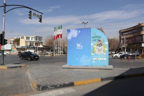 گزارش تصویری آذین‌بندی شاه‌راه‌های اصفهان در آستانه جشنواره بین‌المللی قصه‌گویی