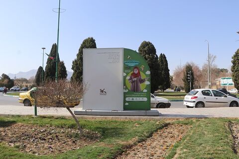 گزارش تصویری آذین‌بندی شاه‌راه‌های اصفهان در آستانه جشنواره بین‌المللی قصه‌گویی