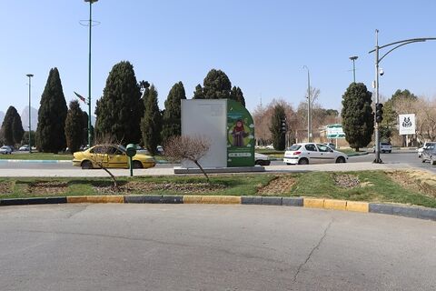 گزارش تصویری آذین‌بندی شاه‌راه‌های اصفهان در آستانه جشنواره بین‌المللی قصه‌گویی