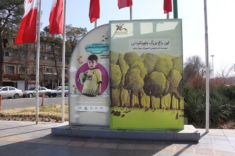 گزارش تصویری آذین‌بندی شاه‌راه‌های اصفهان در آستانه جشنواره بین‌المللی قصه‌گویی