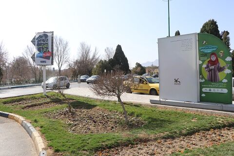 گزارش تصویری آذین‌بندی شاه‌راه‌های اصفهان در آستانه جشنواره بین‌المللی قصه‌گویی