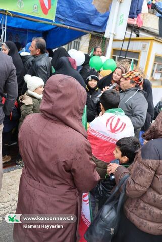 غرفه کانون چهارمحال و بختیاری در راهپیمایی 22بهمن1404