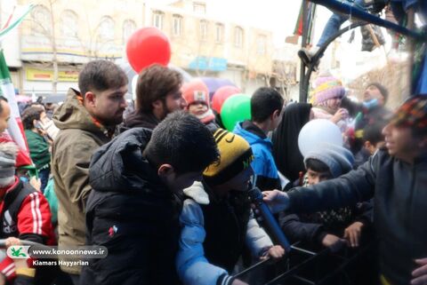 غرفه کانون چهارمحال و بختیاری در راهپیمایی 22بهمن1404