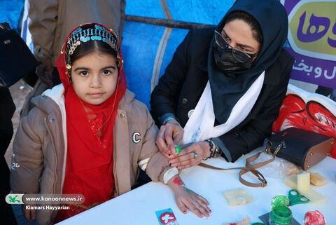 غرفه کانون چهارمحال و بختیاری در راهپیمایی 22بهمن1404